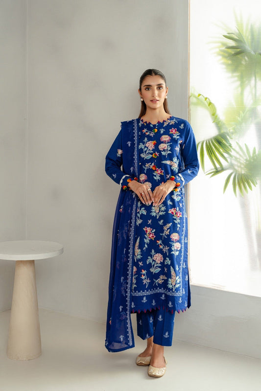 Taana Baana | Manzil Winter |   S3394A - Ladies Clothes - Maria Faisal