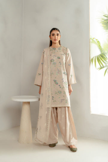 Taana Baana | Manzil Winter | S3394B - Designer Dress with Intricate embroidery and embellishments. Shop elegent wedding dress at Maria Faisal.