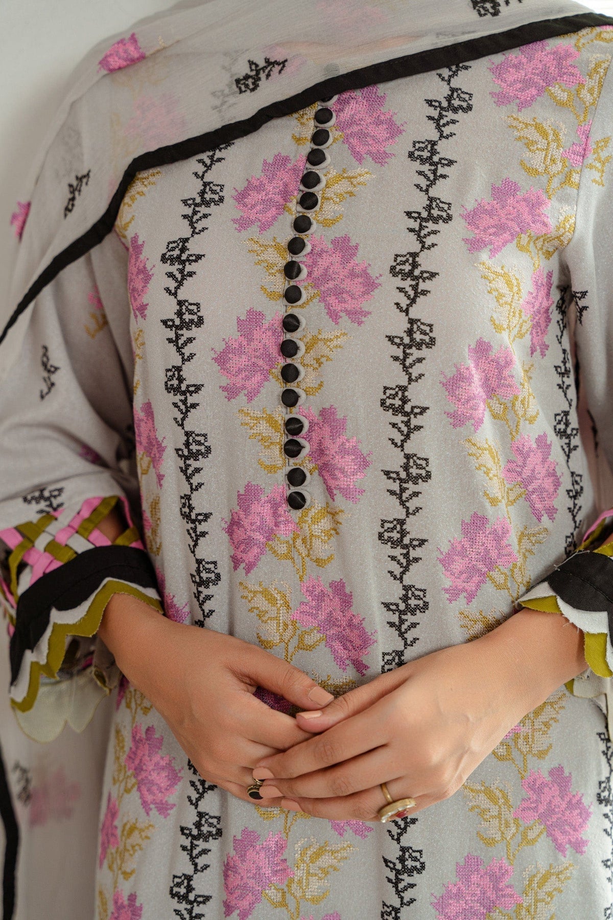 Taana Baana | Manzil Winter |  C3409B - Ladies Clothes - Maria Faisal