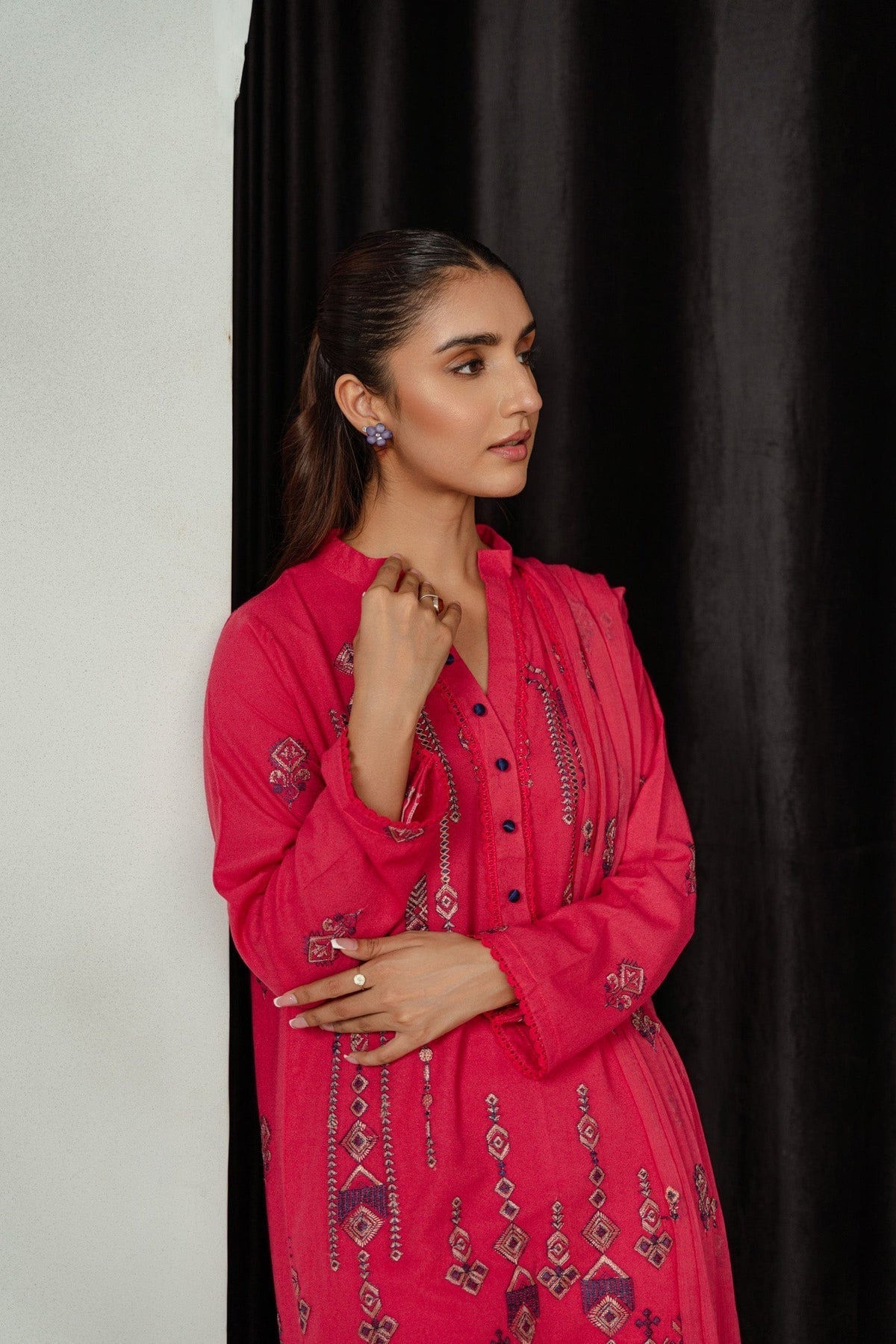 Taana Baana | Manzil Winter |  S3391B - Ladies Clothes - Maria Faisal