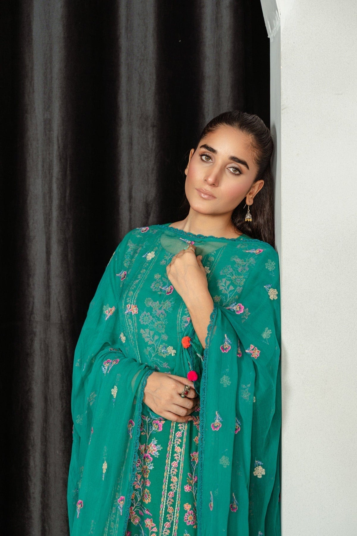 Taana Baana | Manzil Winter |M3402A - Ladies Clothes - Maria Faisal