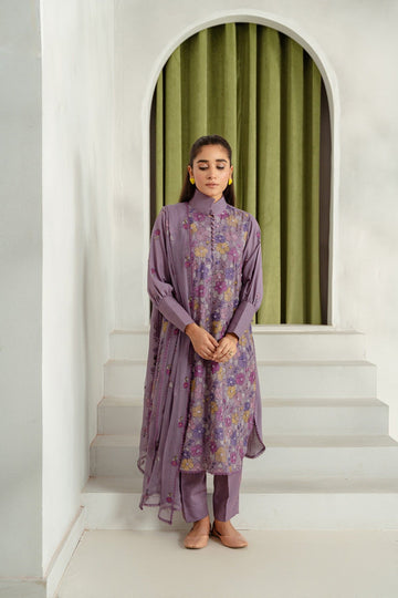 Taana Baana | Manzil Winter | M3407B - Designer Dress with Intricate embroidery and embellishments. Shop elegent wedding dress at Maria Faisal.
