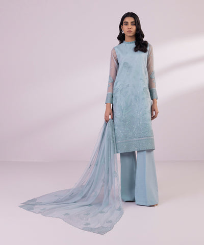 Sapphire | Eid Collection | S26 - Designer Dress with Intricate embroidery and embellishments. Shop elegent wedding dress at Maria Faisal.