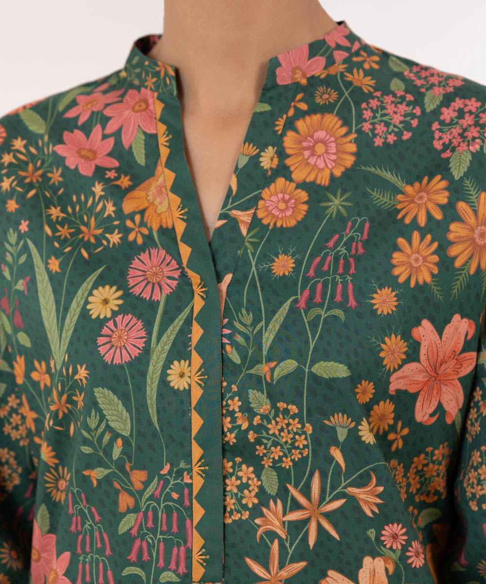 Sapphire | Intermix 2024 | Cambric Suit S-20 - Designer Dress with Intricate embroidery and embellishments. Shop elegent wedding dress at Maria Faisal.