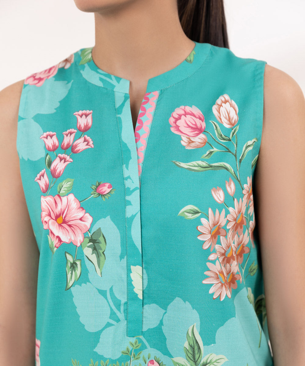 Sapphire | Intermix 2024 | Cambric Suit S-21 - Designer Dress with Intricate embroidery and embellishments. Shop elegent wedding dress at Maria Faisal.