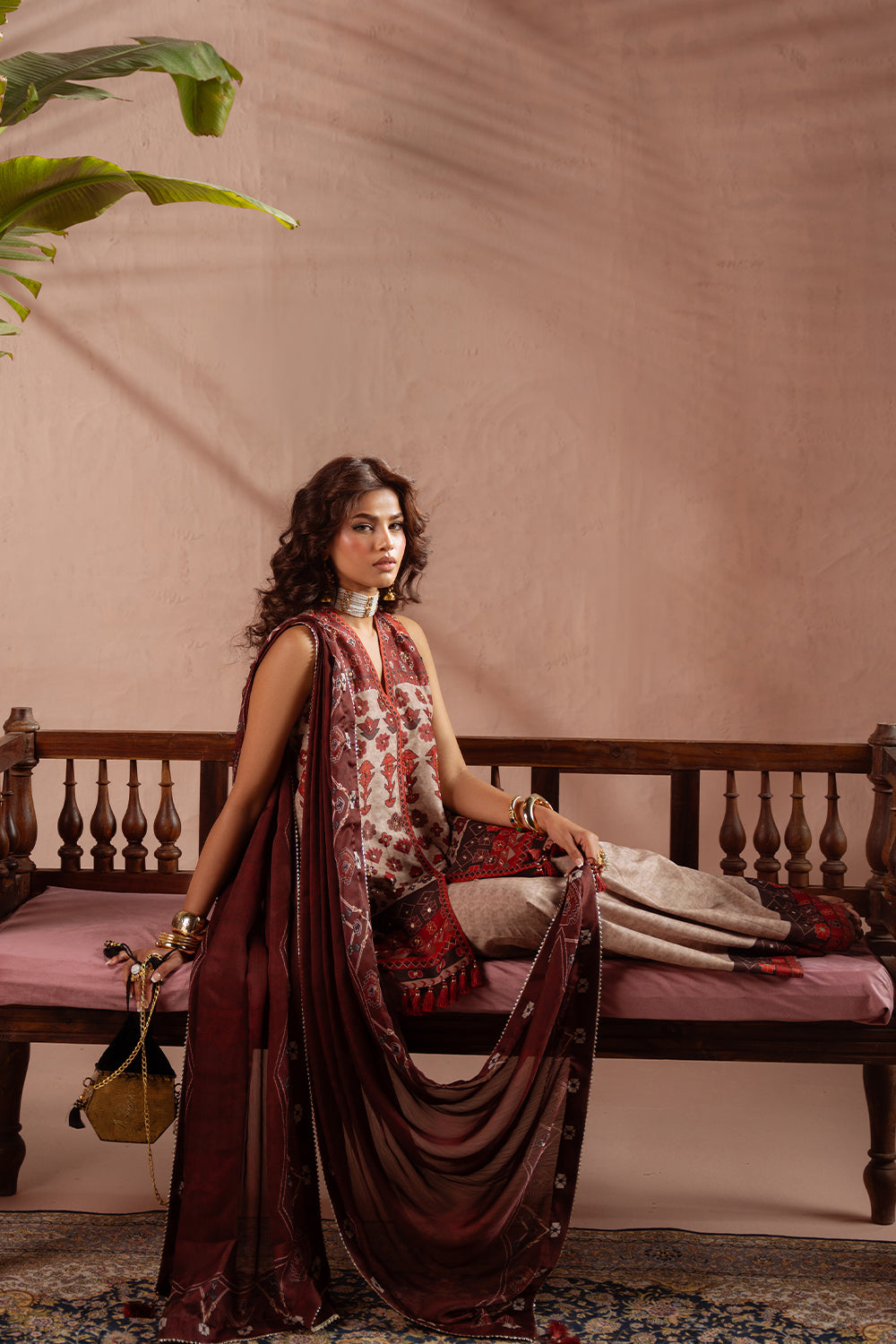 Saira Rizwan | Ramadan Edit 26 | AARYA- SRRSP-26-02 - Dress - available at Maria Faisal in UK and USA.