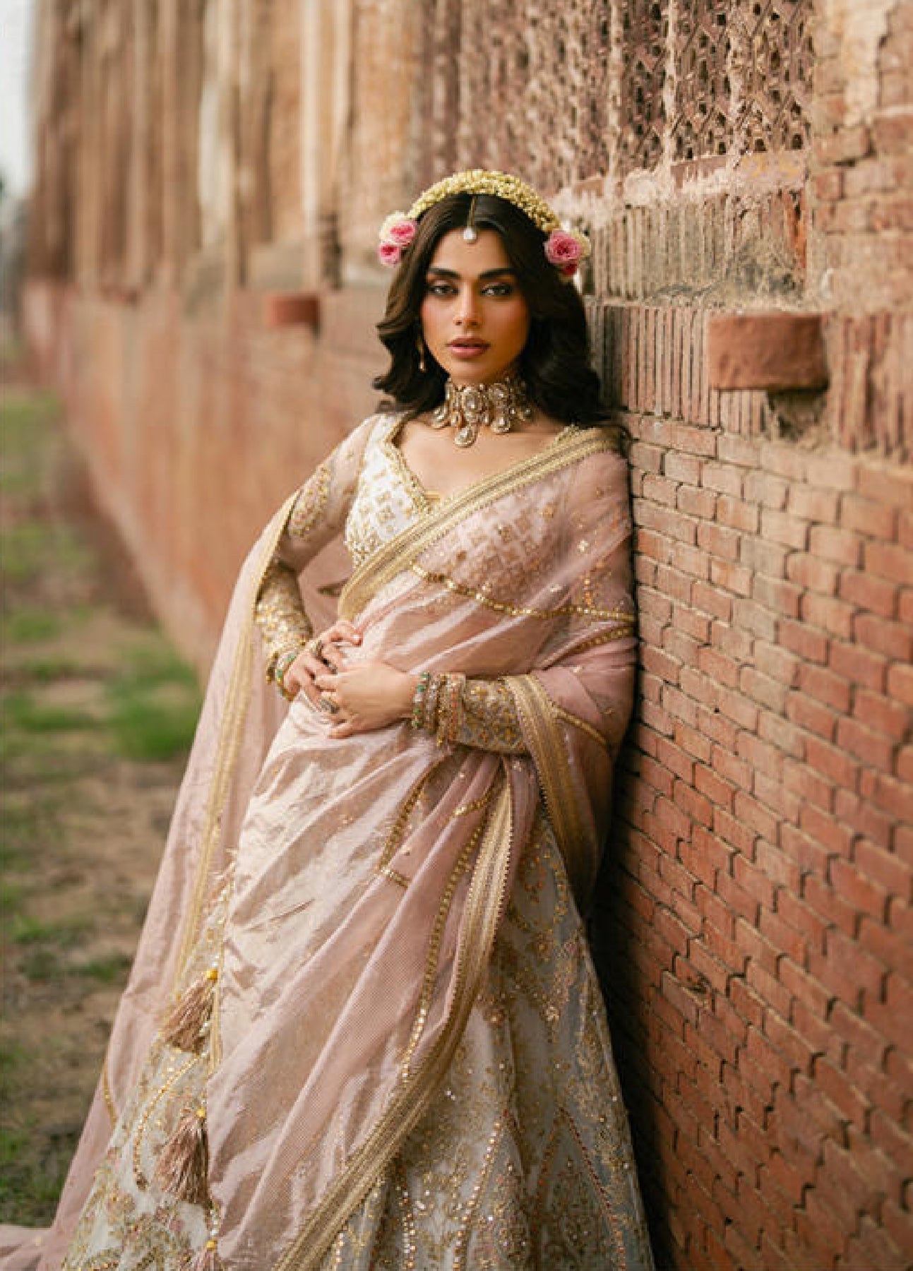 MNR | Zarlish Festive 25 | Wajeha in Kohinoor - Formal Dress - available at Maria Faisal in UK and USA.