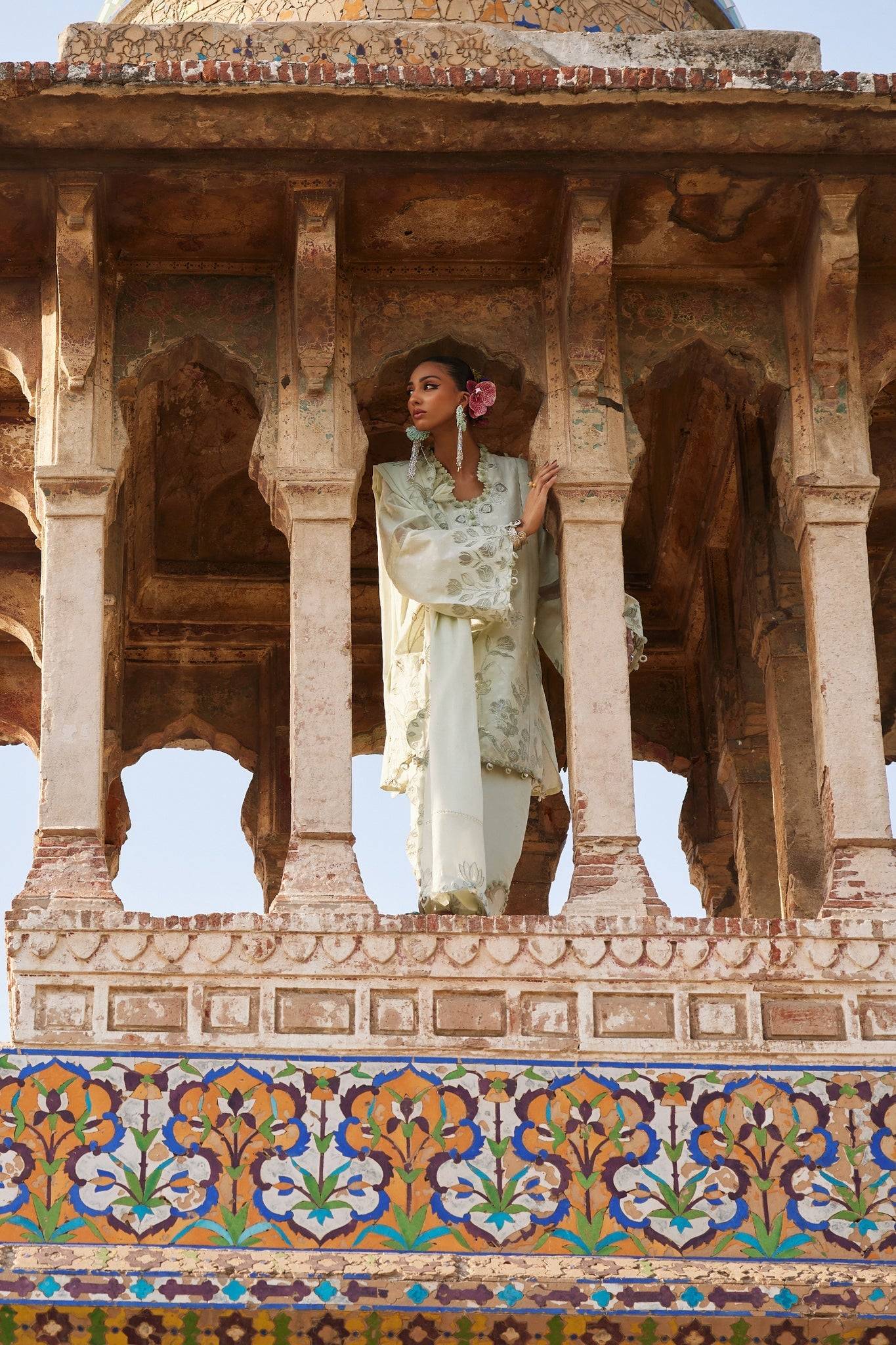 Elan | Luxury Lawn 25 | CELESTINE (EL25-05 A) by Maria Faisal - Registered Vendor of : Elan - type : Ladies Clothes - 100% original wedding dresses