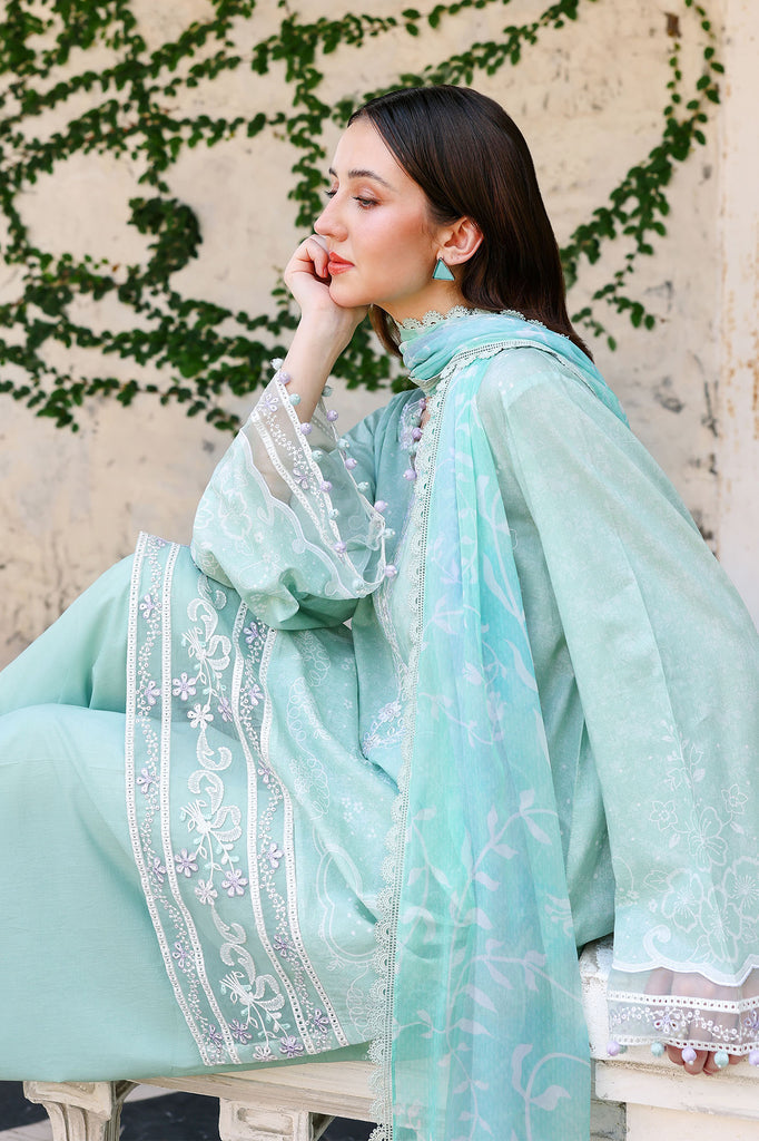 Cross Stitch | Eid Lawn Edit 26 | SUMMER BREEZE - Luxury Dress - available at Maria Faisal in UK and USA.