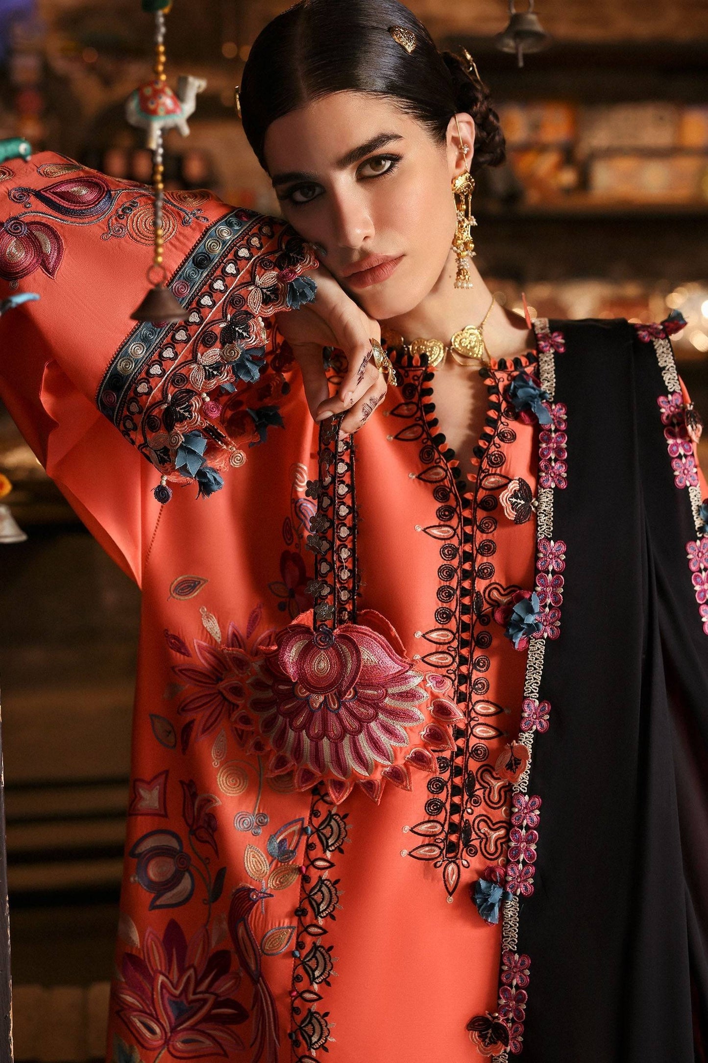 Zaha | Festive Lawn 25 | RANGREZ (ZF-25-06) by Maria Faisal - Registered Vendor of : zaha - type : Ladies Clothes - 100% original wedding dresses