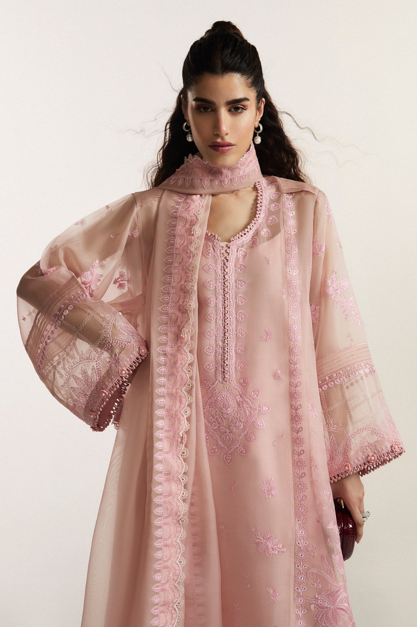 Elan | Vital Ornee | ROSEA (EV-21354) - Formal Dress - available at Maria Faisal in UK and USA.