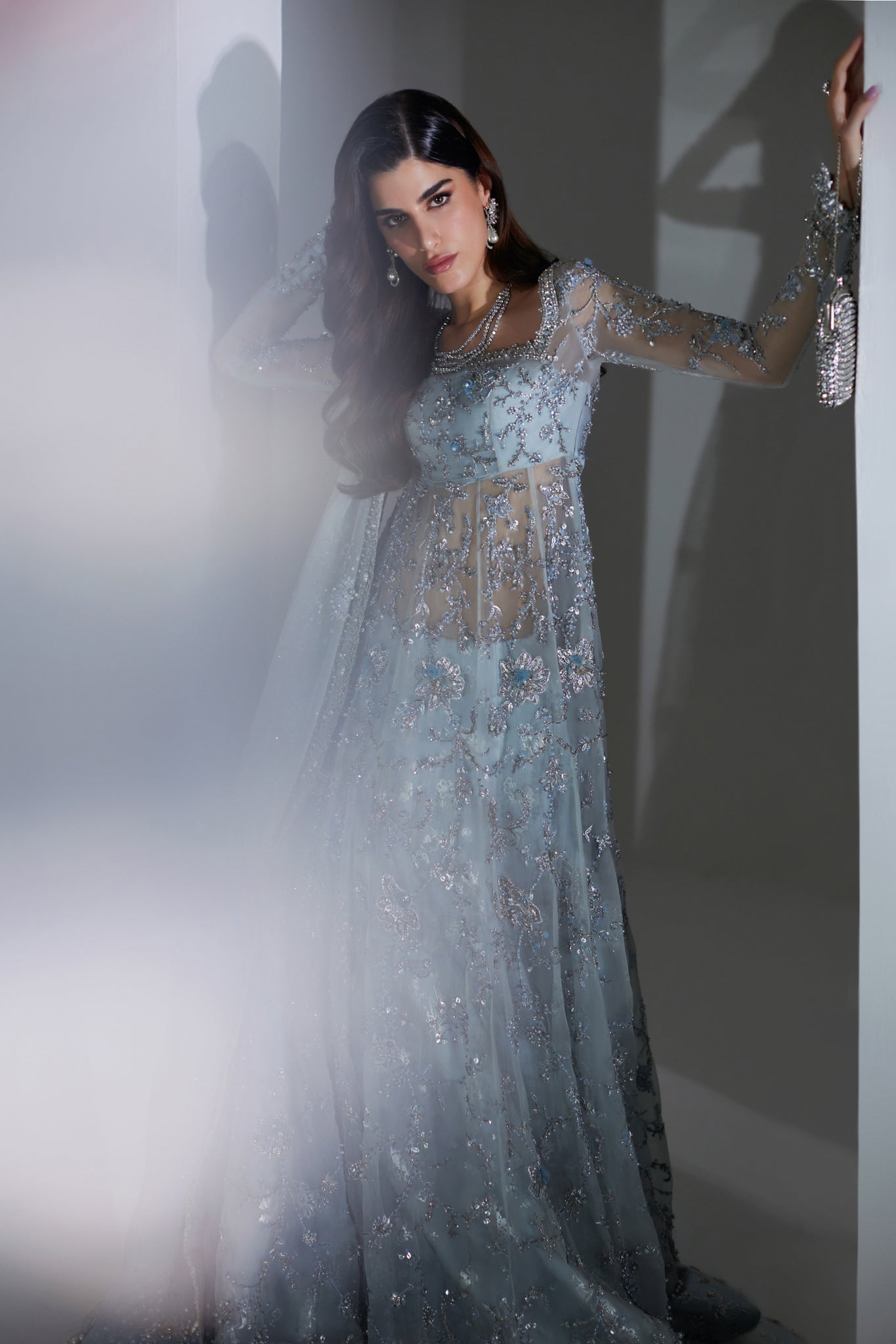 Elan | Luxury Wedding Wears | CRISTAL ETOILE (EP-20887) - Bridal Dress - available at Maria Faisal in UK and USA.