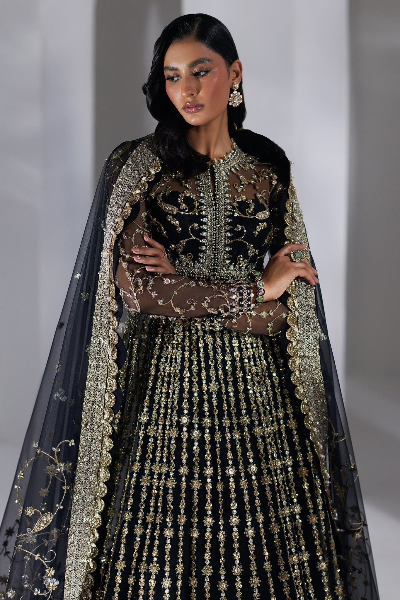 Elan | Luxury Wedding Wears | LUEUR DOREE (EP-21000) - Bridal Dress - available at Maria Faisal in UK and USA.