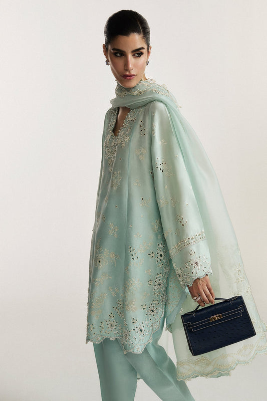 Elan I Vital Ornee I BLEU SERENITE (EV-21359) - Ladies Clothes - Maria Faisal