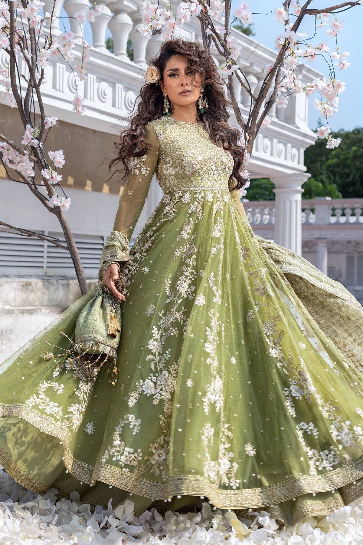 Erum Khan | Jahan Wedding 25 | Mint Glow - Ladies Clothes - Maria Faisal