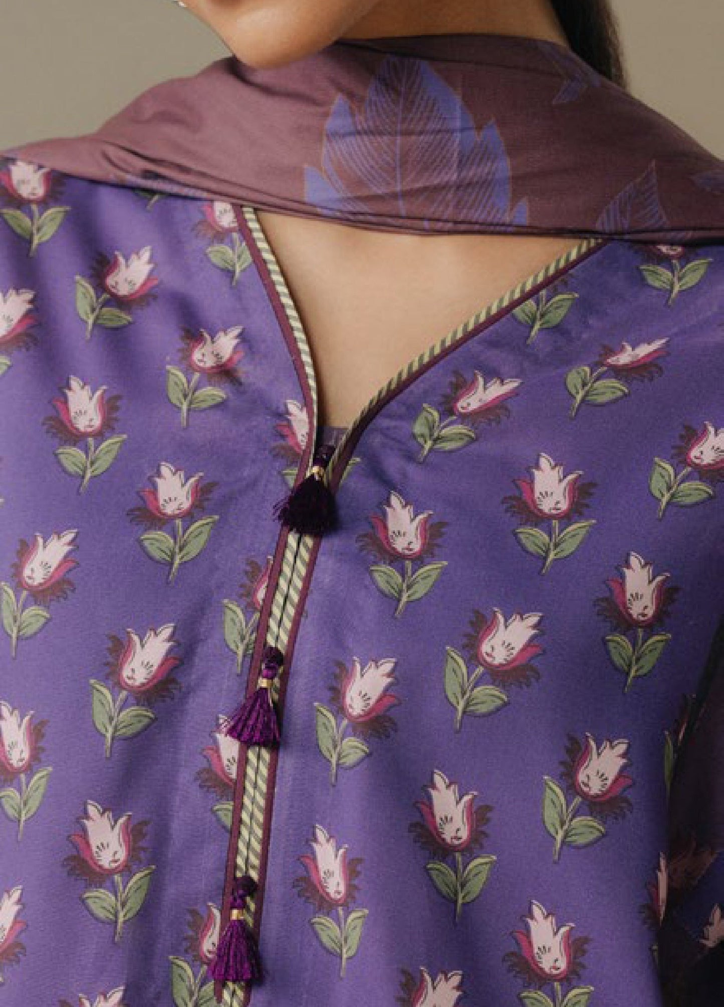 Zara Shahjahan | Coco Prints 25 | Soft Current-7A - Casual Dress - available at Maria Faisal in UK and USA.