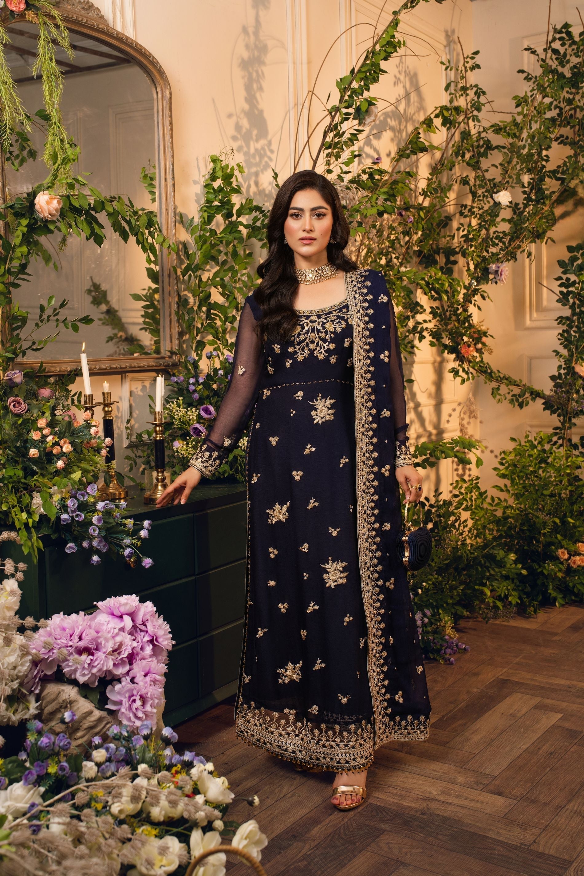 Hemstitch | Festive Edition 24 | Elle - Ladies Clothes - Maria Faisal