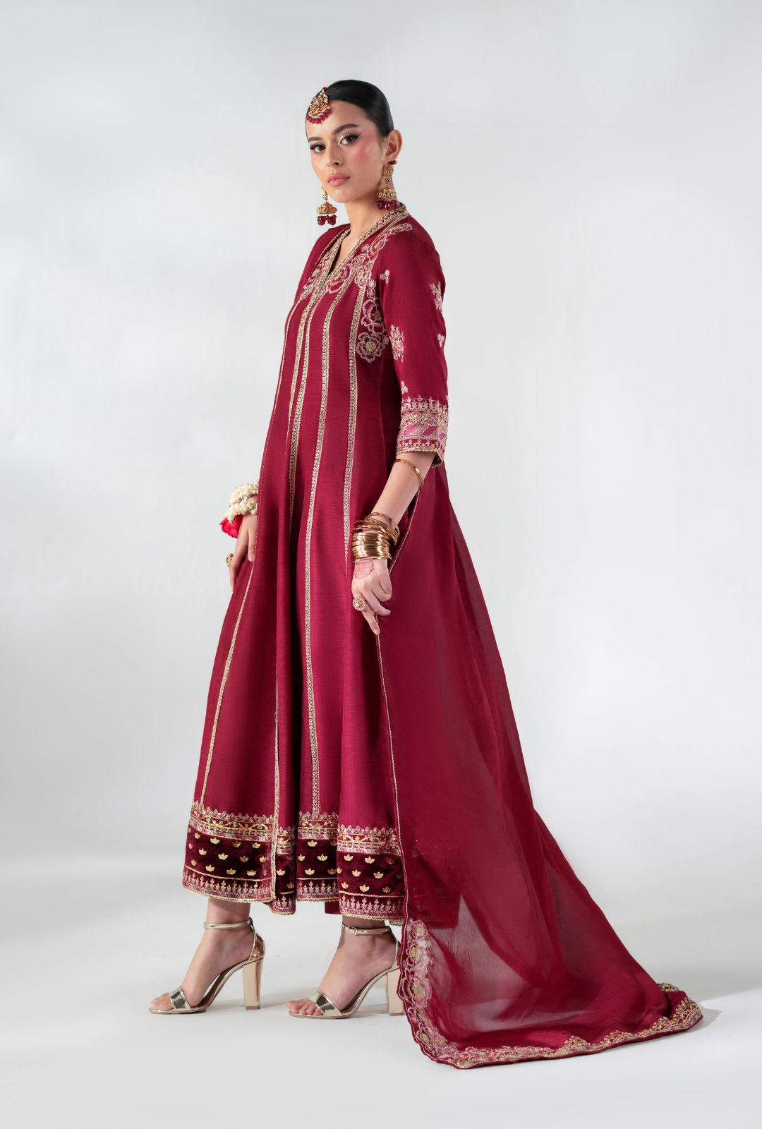 AJR Couture | Luxe Pret 25 | Ruby Raffia - Ladies Clothes - Maria Faisal