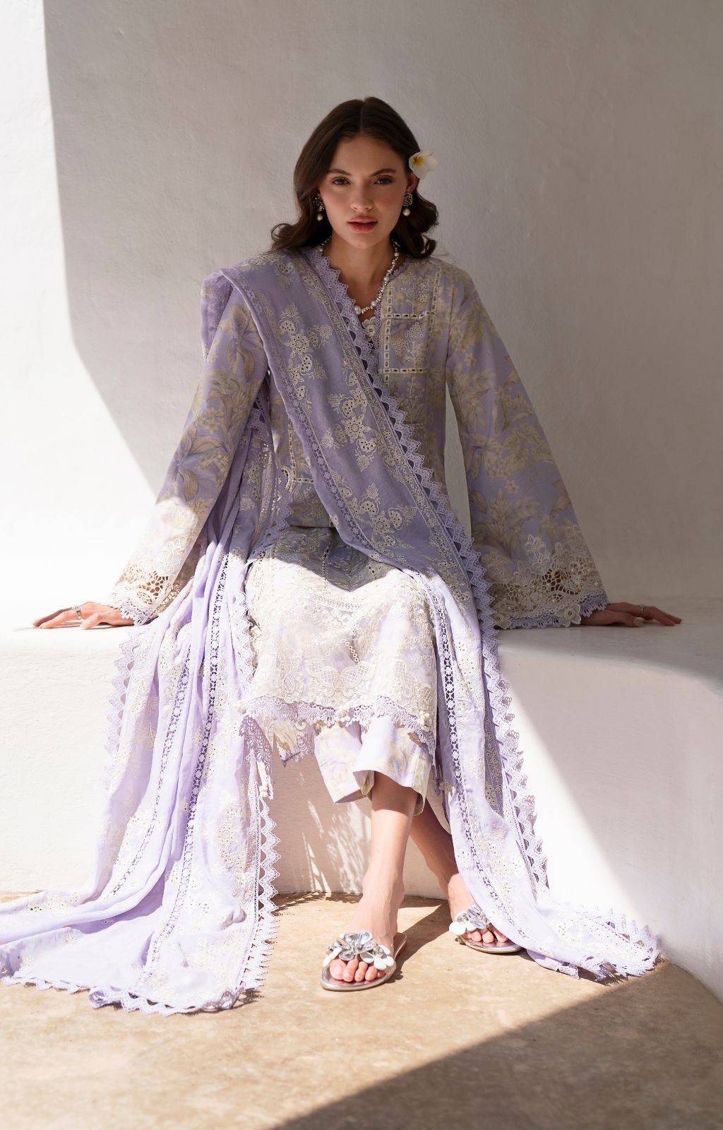 AJR Couture | Printakari Lawn 25 | Vista by Maria Faisal - Registered Vendor of : AJR Couture - type : Ladies Clothes - 100% original wedding dresses