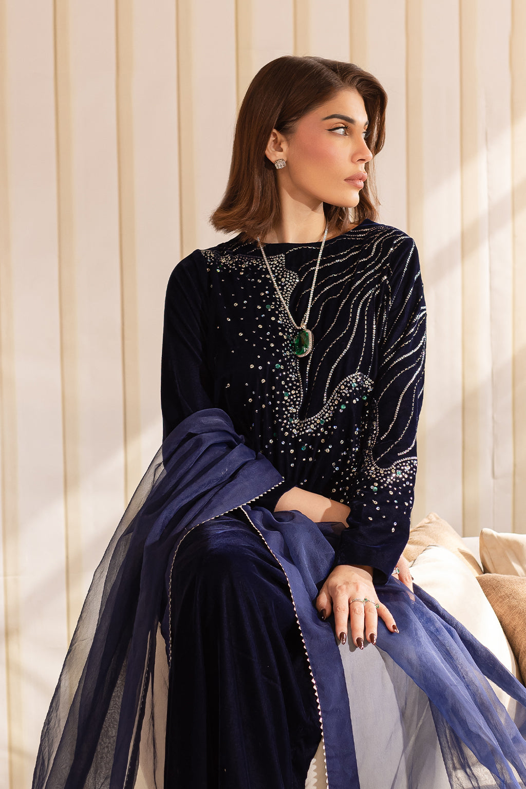 Vanya | Velvet Formals 24 |  KV-50 - Ladies Clothes - Maria Faisal