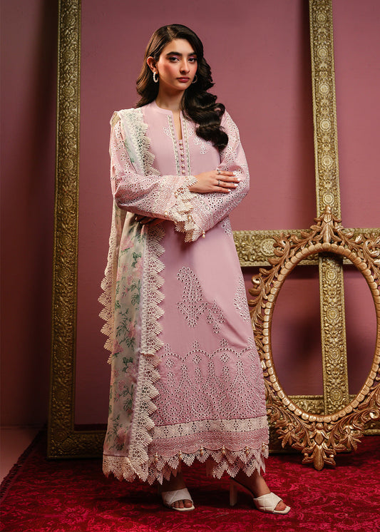Al Karam | Schiffli Capsule | RTS | SHIRT, TROUSER & DUPATTA 9 - Ladies Clothes - Maria Faisal