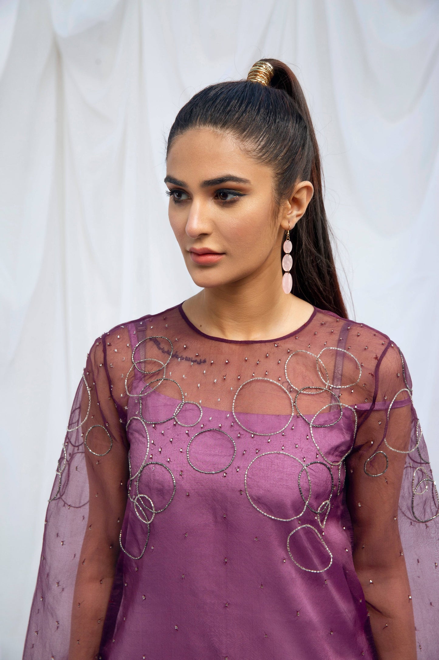 Hana | Viridity Ready to Wear | Peri-Winkle -VRT-010 by Maria Faisal - Registered Vendor of : Hana - type : Ladies Clothes - 100% original wedding dresses