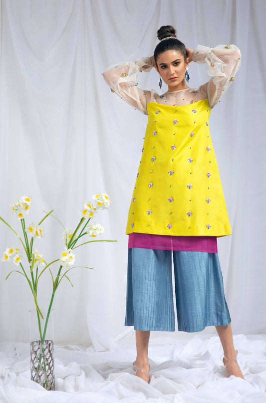 Hana | Viridity Ready to Wear | Citrus Twist -VRT-011 by Maria Faisal - Registered Vendor of : Hana - type : Ladies Clothes - 100% original wedding dresses