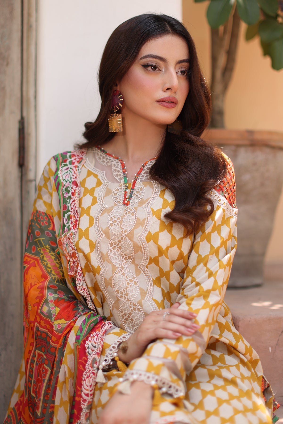Charizma | Range Lawn | RN6-09 - Luxury Dress - available at Maria Faisal in UK and USA.