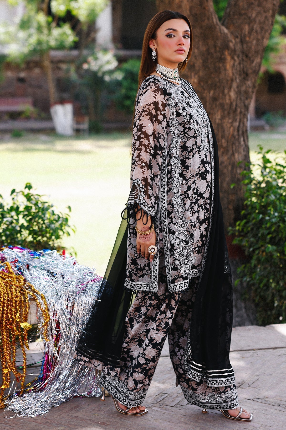 Charizma | Vasal Chiffon | VSL25-15 - Ladies Clothes - Maria Faisal