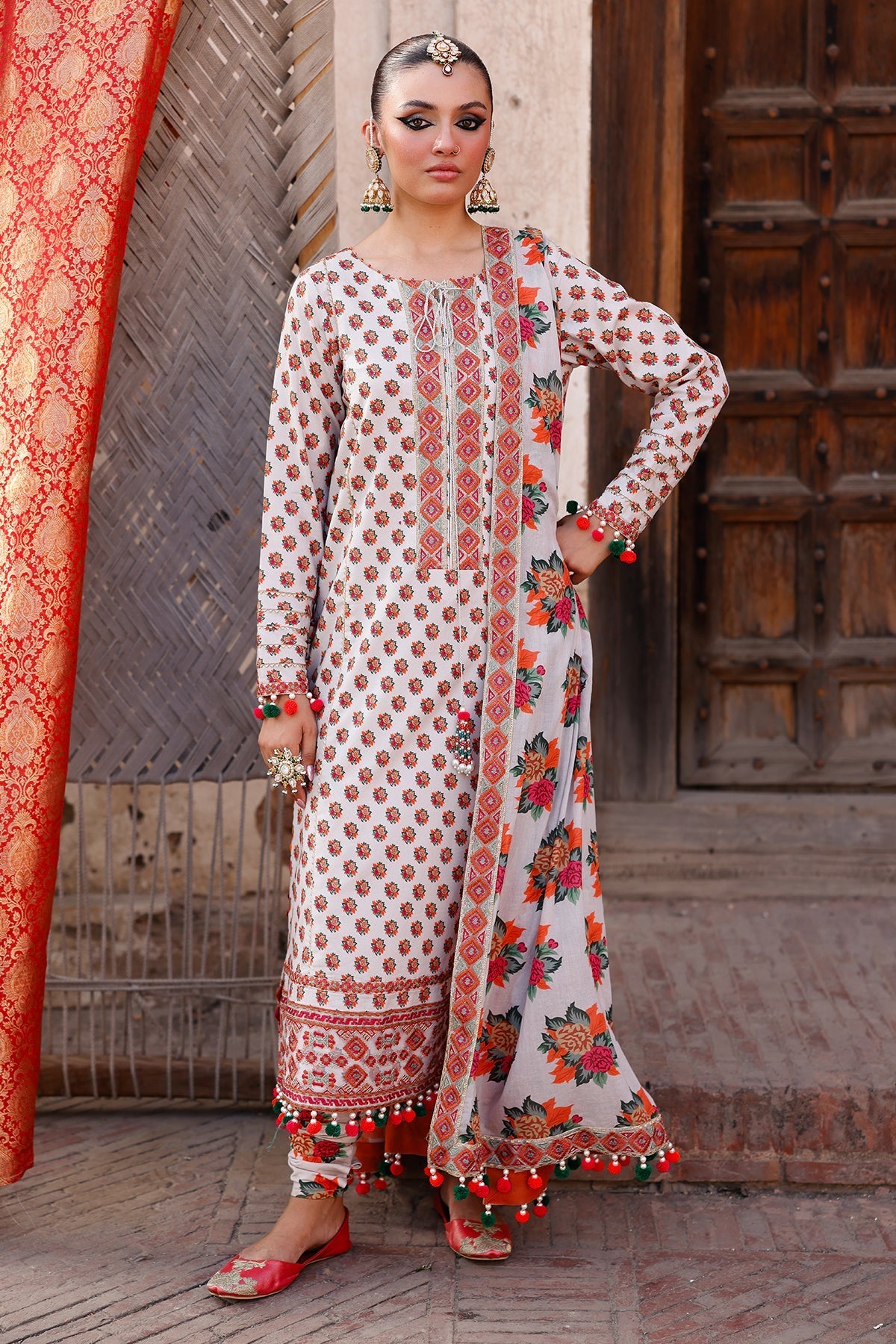 Charizma | Chunnri Collection | CH6-06 - Luxury Dress - available at Maria Faisal in UK and USA.