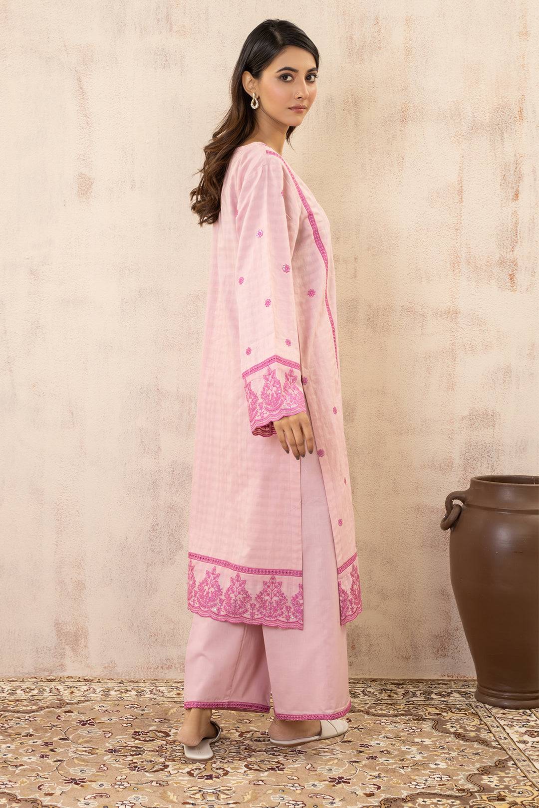 Zellbury | Summer Pret | Embroidered Kurta Trouser - 3331 by Maria Faisal - Registered Vendor of : Zellbury Women - type : Signature Pret - 100% original wedding dresses
