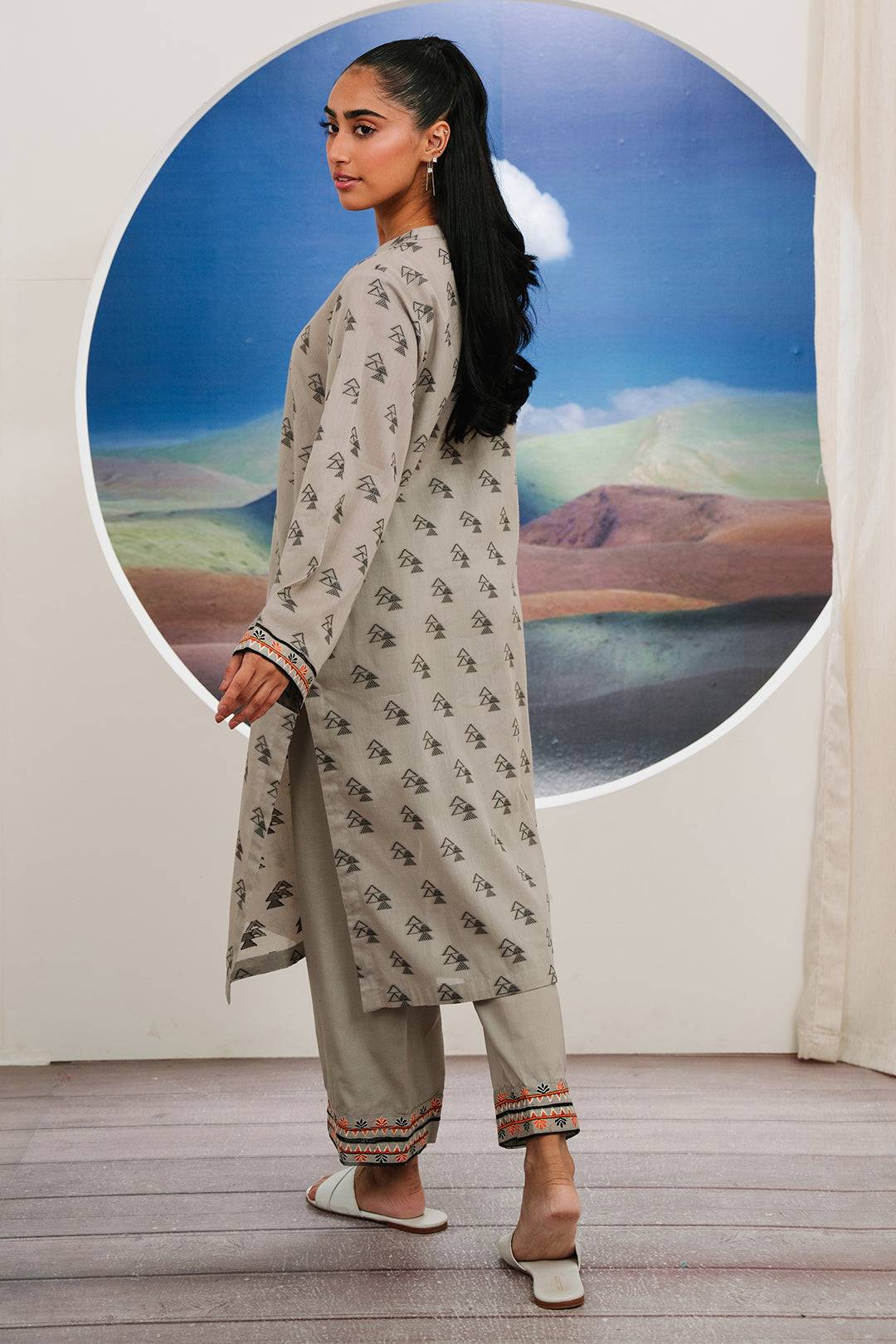 Zellbury | Summer Pret | Embroidered Kurta Trouser - 1769 by Maria Faisal - Registered Vendor of : Zellbury Women - type : Signature Pret - 100% original wedding dresses