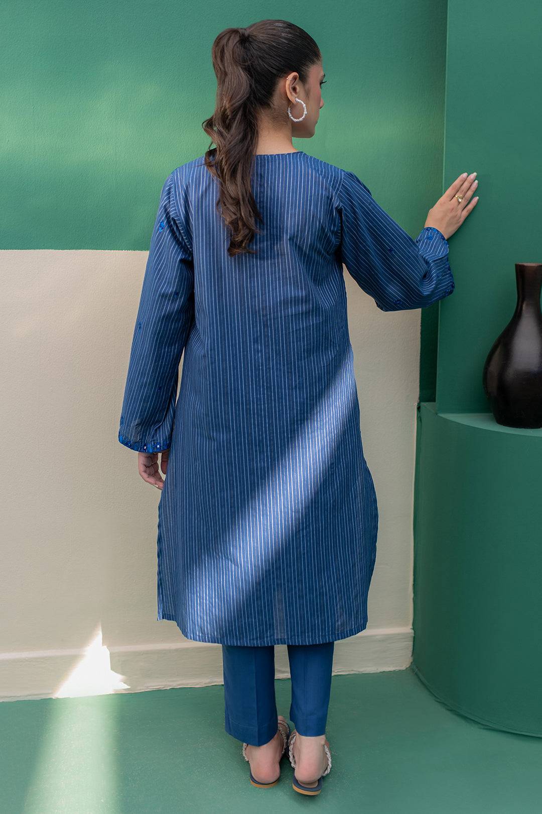 Zellbury | Summer Pret | Embroidered Kurta Trouser - 1932 by Maria Faisal - Registered Vendor of : Zellbury Women - type : Essential Pret - 100% original wedding dresses