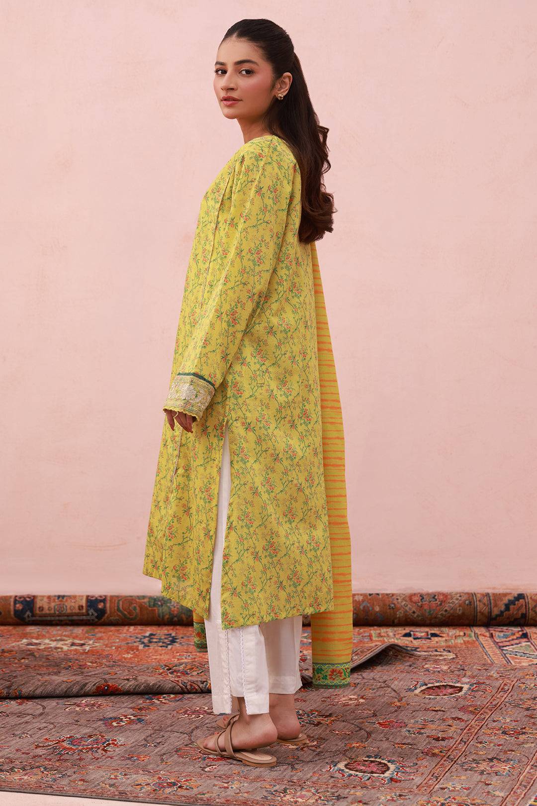 Zellbury | Summer Pret | Embroidered Kurta Dupatta - 2074 by Maria Faisal - Registered Vendor of : Zellbury Women - type : Essential Pret - 100% original wedding dresses