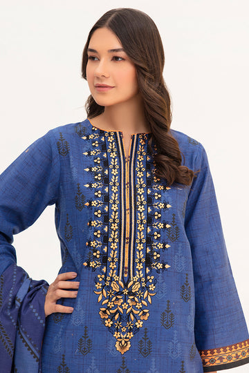 Zellbury | Winter Pret | Kurta Dupatta - 0755 - Designer Dress with Intricate embroidery and embellishments. Shop elegent wedding dress at Maria Faisal.