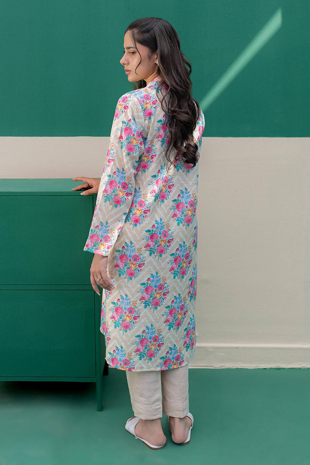 Zellbury | Winter Pret | Kurta - 2961 by Maria Faisal - Registered Vendor of : Zellbury Women - type : Essential Pret - 100% original wedding dresses