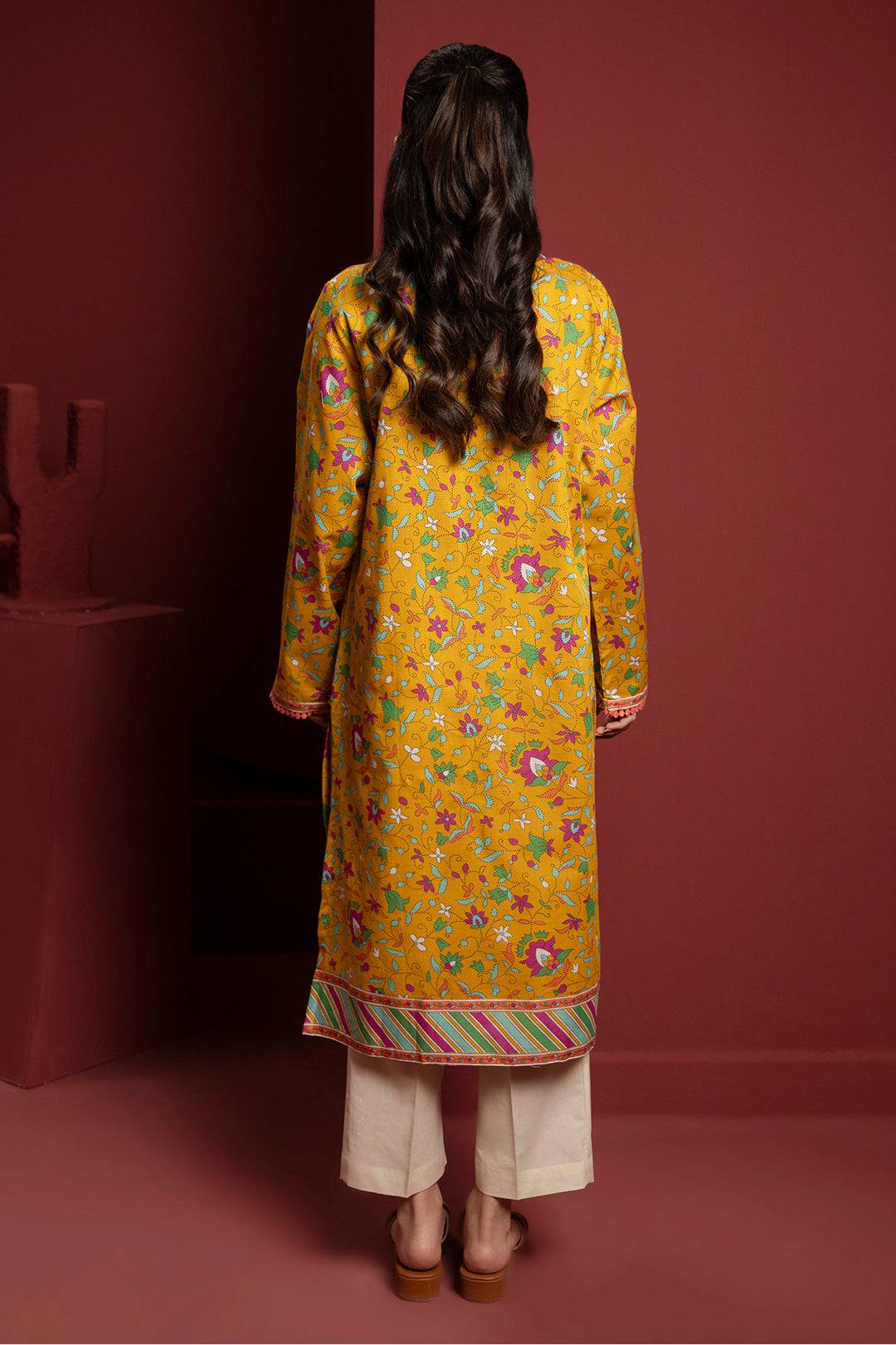 Zellbury | Winter Pret | Kurta - 3098 by Maria Faisal - Registered Vendor of : Zellbury Women - type : Essential Pret - 100% original wedding dresses