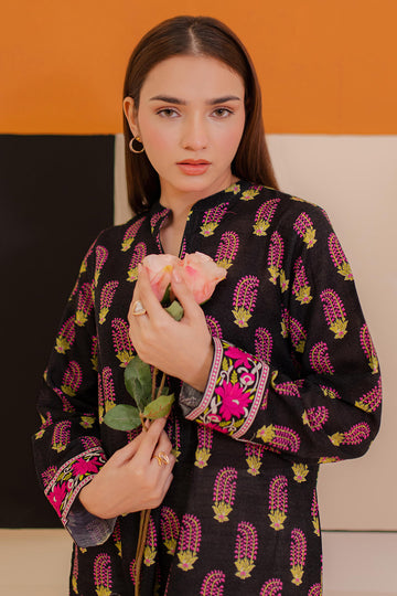 Zellbury | Winter Pret | Kurta - 3124 - Designer Dress with Intricate embroidery and embellishments. Shop elegent wedding dress at Maria Faisal.