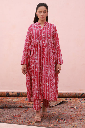 Zellbury | Winter Pret | Kurta Trouser - 2994 - Designer Dress with Intricate embroidery and embellishments. Shop elegent wedding dress at Maria Faisal.