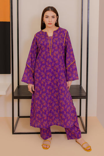 Zellbury | Winter Pret | Kurta Trouser - 3057 - Designer Dress with Intricate embroidery and embellishments. Shop elegent wedding dress at Maria Faisal.