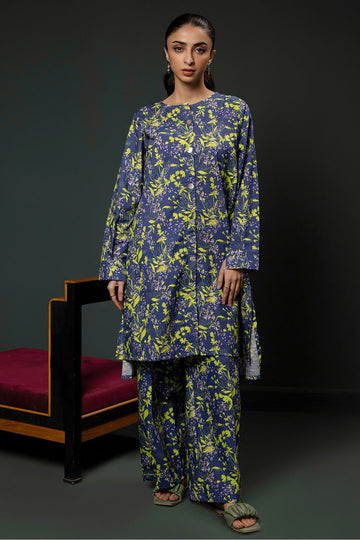 Zellbury | Winter Pret | Kurta Trouser - 3108 - Designer Dress with Intricate embroidery and embellishments. Shop elegent wedding dress at Maria Faisal.