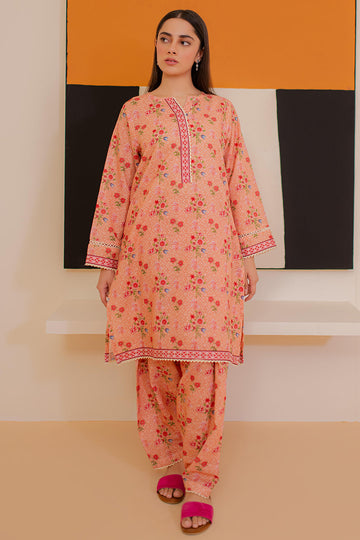 Zellbury | Winter Pret | Kurta Trouser - 3166 - Designer Dress with Intricate embroidery and embellishments. Shop elegent wedding dress at Maria Faisal.