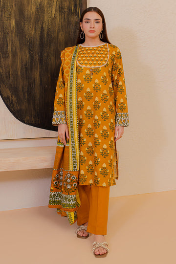 Zellbury | Winter Pret | Kurta Shawl Trouser - 2946 - Designer Dress with Intricate embroidery and embellishments. Shop elegent wedding dress at Maria Faisal.