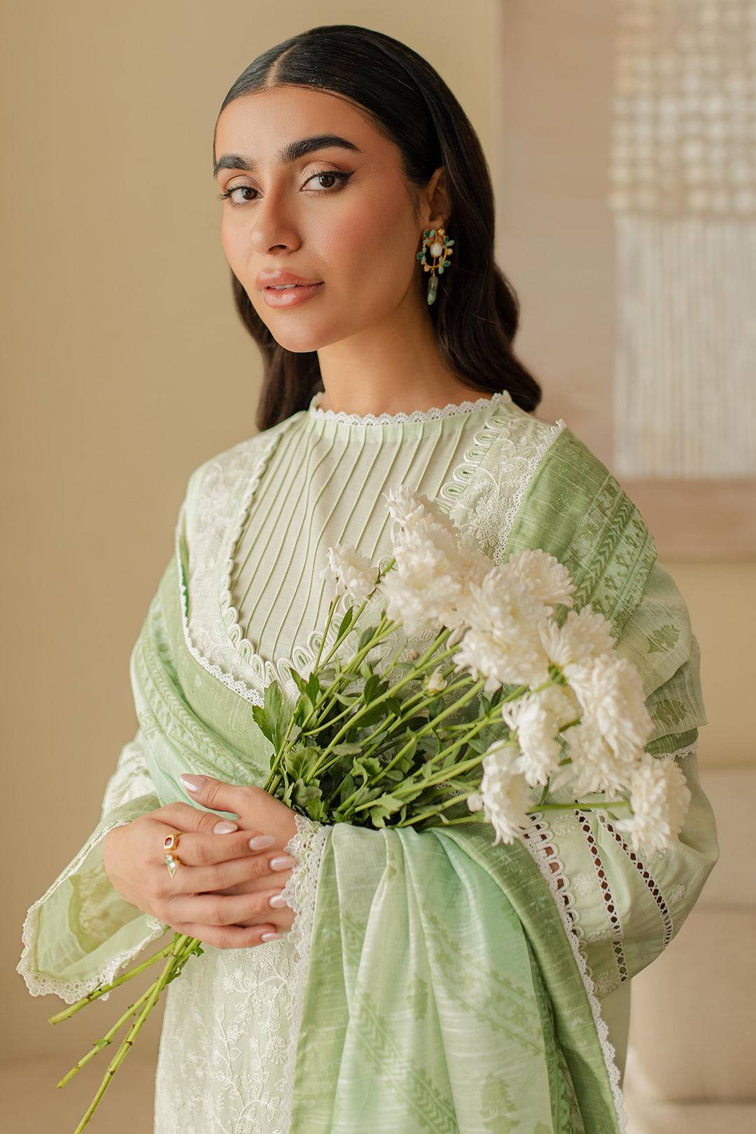 Zellbury | Unstitched 3 Piece Chikankari | Embroidered Shirt Shalwar Dupatta - 0706 by Maria Faisal - Registered Vendor of : Zellbury Women - type : Signature Unstitched - 100% original wedding dresses