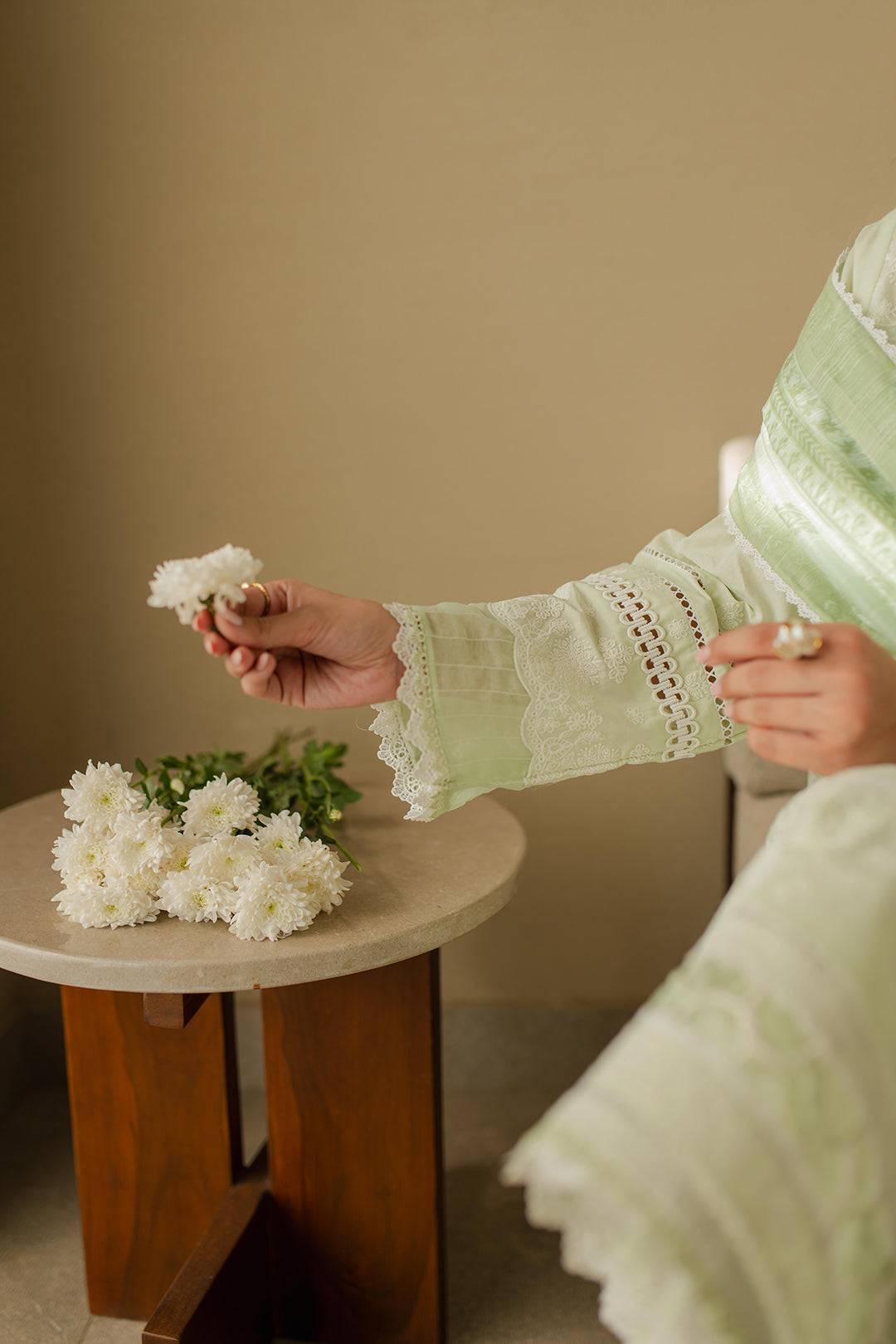 Zellbury | Unstitched 3 Piece Chikankari | Embroidered Shirt Shalwar Dupatta - 0706 by Maria Faisal - Registered Vendor of : Zellbury Women - type : Signature Unstitched - 100% original wedding dresses