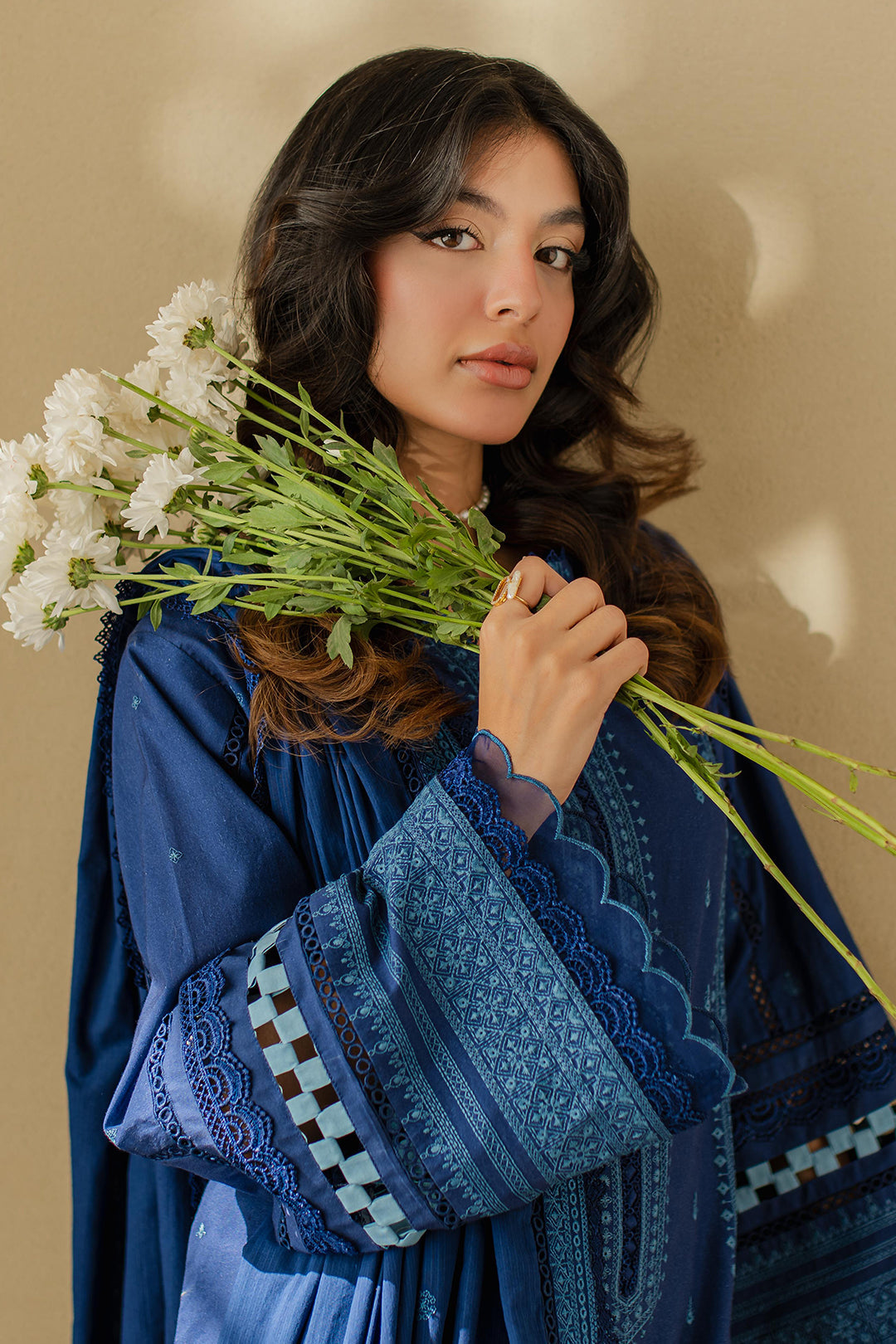 Zellbury | Unstitched 3 Piece Chikankari | Embroidered Shirt Shalwar Dupatta - 0711 by Maria Faisal - Registered Vendor of : Zellbury Women - type : Signature Unstitched - 100% original wedding dresses