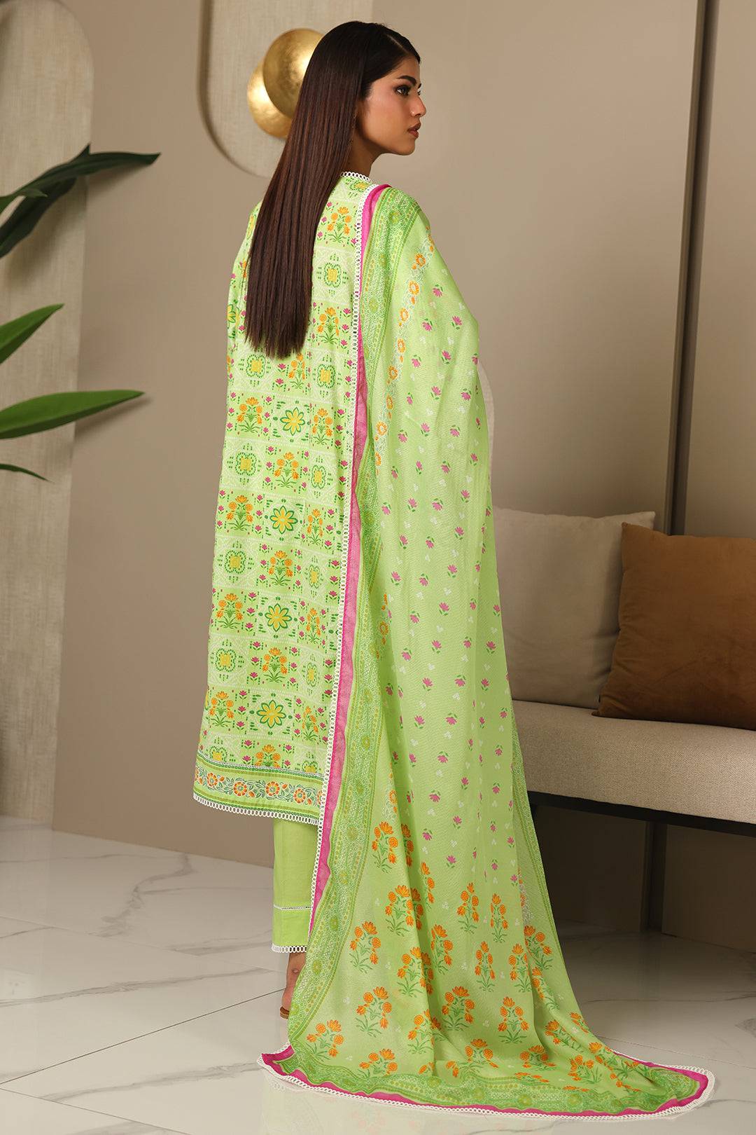 Zellbury | Unstitched 3 Piece Cambric | Shirt Shalwar Dupatta - 0115 by Maria Faisal - Registered Vendor of : Zellbury Women - type : Essential Unstitched - 100% original wedding dresses