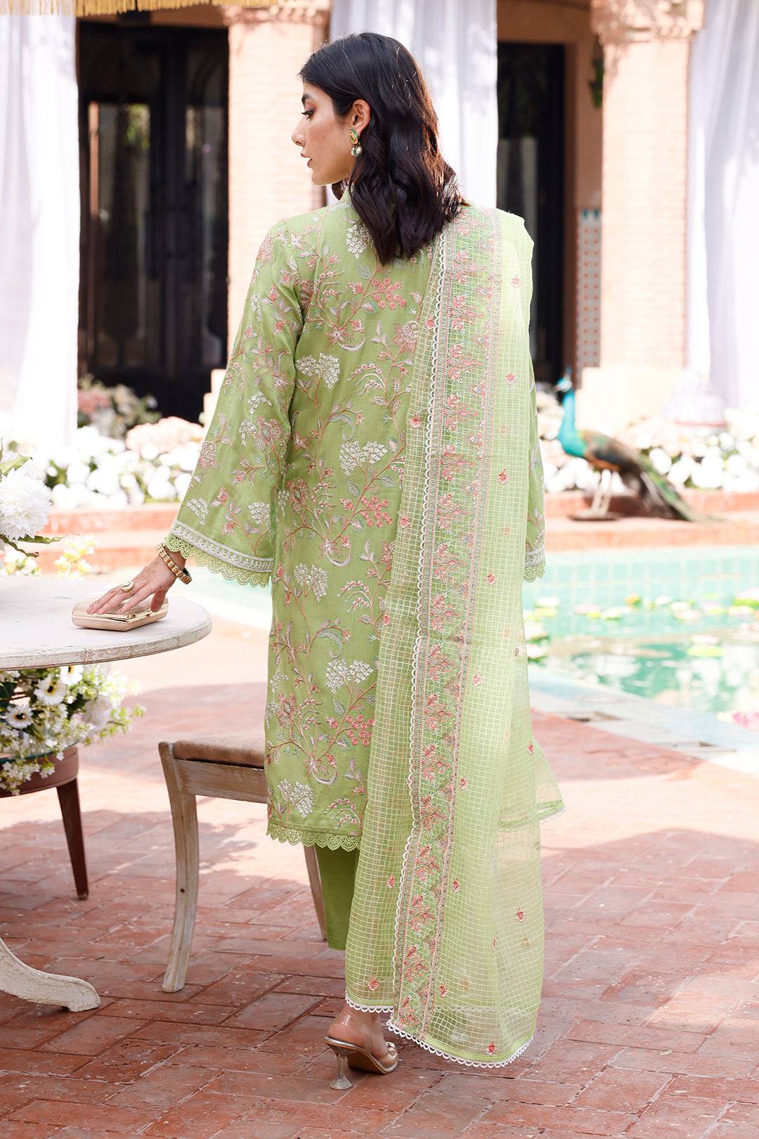 Zellbury | Unstitched 3 Piece Cotton | Embroidered Shirt Shalwar Dupatta - 0290 by Maria Faisal - Registered Vendor of : Zellbury Women - type : Luxury Unstitch - 100% original wedding dresses
