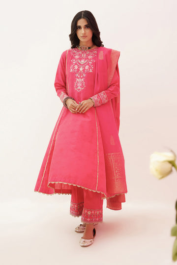 Zellbury | Unstitched 3 Piece Lawn | Embroidered Shirt Shalwar Dupatta - 0351 - Designer Dress with Intricate embroidery and embellishments. Shop elegent wedding dress at Maria Faisal.