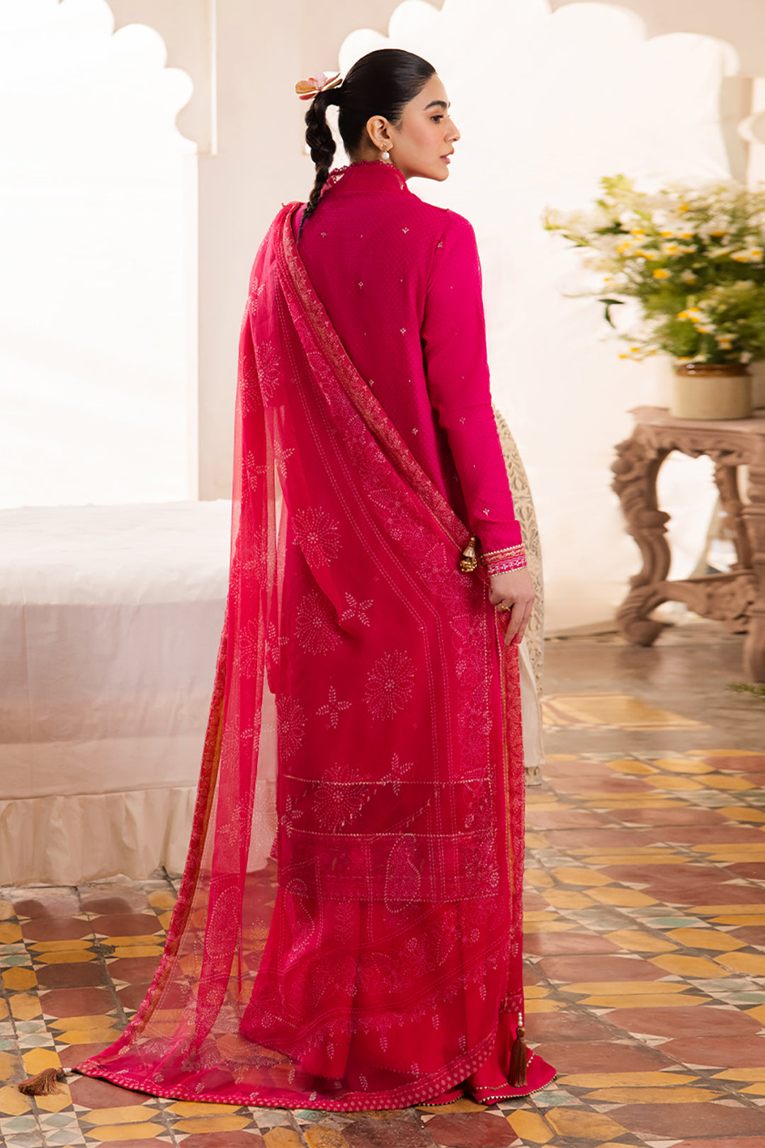 Zellbury | Unstitched 3 Piece Jacquard | Embroidered Shirt Shalwar Dupatta - 1118 by Maria Faisal - Registered Vendor of : Zellbury Women - type : Essential Unstitched - 100% original wedding dresses